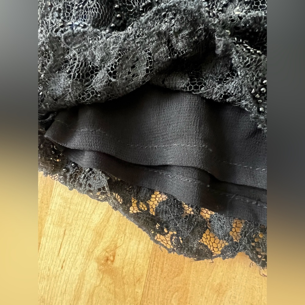 Vintage Tahari Lace Beaded and Sequin Pants - Picture 9 of 9